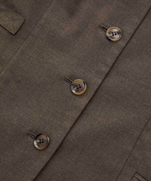 VIS（ビス）の「【セットアップ対応】フロントボタンビスチェ【洗える】（キャミソール・レディース・チャコールグレー/ダークブラウン/ベージュ系その他・FREE）」の6枚目の写真