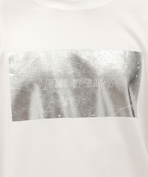 LAKOLE（ラコレ）の「箔プリントT長袖 / 145406（Tシャツ/カットソー・メンズ・グリーン/ブラック/ホワイト・MEDIUM/LARGE）」の22枚目の写真