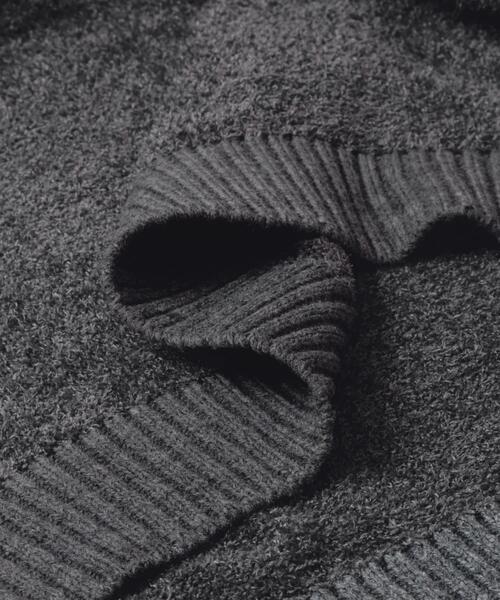 ITEMS URBANRESEARCH（アイテムズ アーバンリサーチ）の「ブークレハイネックベスト（ニット/セーター・レディース・ライトカーキ/チャコールグレー/オフホワイト・FREE）」の15枚目の写真