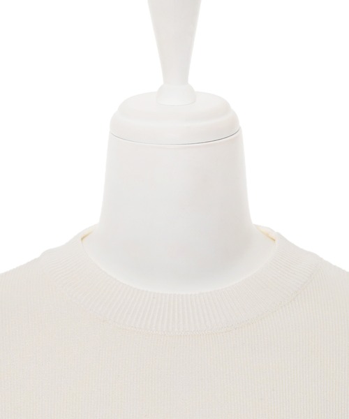 Narcissus（ナルシス）の「フリルニットトップス（Tシャツ/カットソー・レディース・ブラック/ホワイト・FREE）」の10枚目の写真