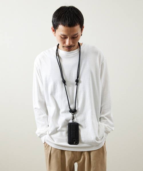 And A（アンドエー）の「ITTI イッチ / HERRIE PHONE STRING BK / STCOW ヘリーフォンストリングスマホコード マルチコード / ITTI-GOODS-059-STC-BK（スマホグッズ・メンズ・ブラック・FREE）」の2枚目の写真