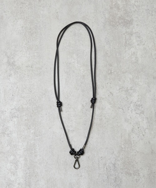 And A（アンドエー）の「ITTI イッチ / HERRIE PHONE STRING BK / STCOW ヘリーフォンストリングスマホコード マルチコード / ITTI-GOODS-059-STC-BK（スマホグッズ・メンズ・ブラック・FREE）」の6枚目の写真