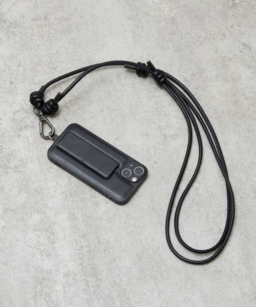 And A（アンドエー）の「ITTI イッチ / HERRIE PHONE STRING BK / STCOW ヘリーフォンストリングスマホコード マルチコード / ITTI-GOODS-059-STC-BK（スマホグッズ・メンズ・ブラック・FREE）」の5枚目の写真