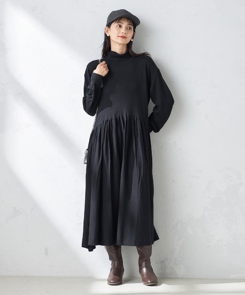 a.v.v(アーヴェヴェ)の「ヘリンボーンキャップ(キャップ・レディース・チャコールグレー/ブラウン・38)」の13枚目の写真
