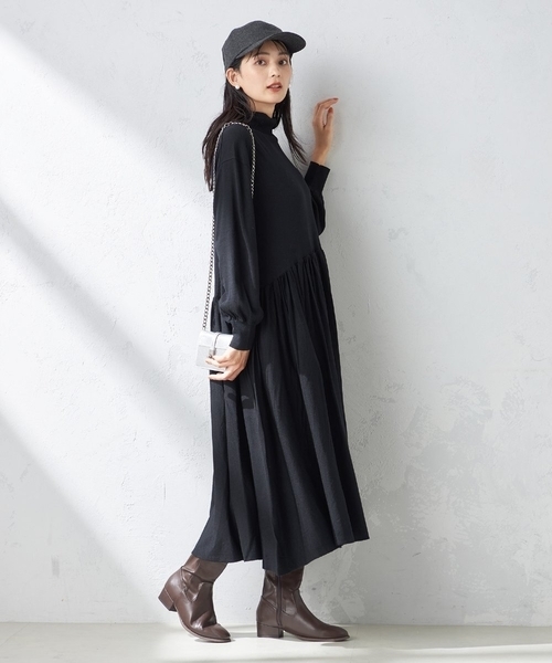 a.v.v(アーヴェヴェ)の「ヘリンボーンキャップ(キャップ・レディース・チャコールグレー/ブラウン・38)」の14枚目の写真