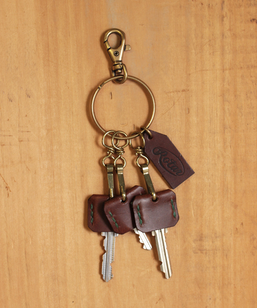 ROTAR（ローター）の「Buttero Leather Key Holder / キーホルダー / キーカバー（キーホルダー・メンズ・グリーン/ブラック/チョコ/ブルー・FREE）」の2枚目の写真