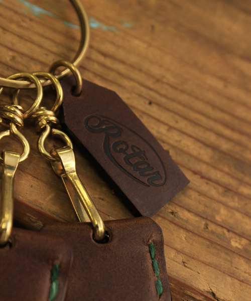 ROTAR（ローター）の「Buttero Leather Key Holder / キーホルダー / キーカバー（キーホルダー・メンズ・グリーン/ブラック/チョコ/ブルー・FREE）」の7枚目の写真