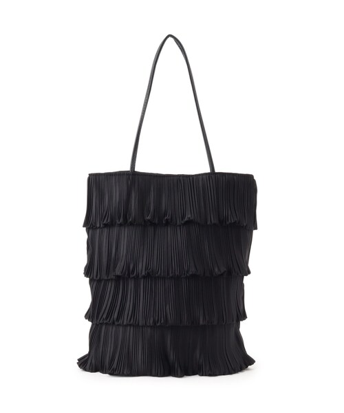 grove（グローブ）の「◆プリーツティアードトート（トートバッグ・レディース・ブラック/グレー/チャコールグレー・00）」の14枚目の写真