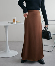 DISCOAT（ディスコート）の「【高見え/WEB限定】サテンフレアスカート（スカート）」