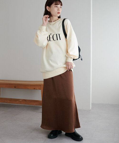 高見え/WEB限定】サテンフレアスカート（スカート）｜DISCOAT（ディス