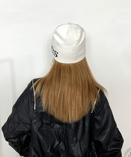 non-hedge（ノンヘッジ）の「ロゴビーニー（ニットキャップ/ビーニー・レディース・グレー/ホワイト/ブラック・FREE）」の15枚目の写真