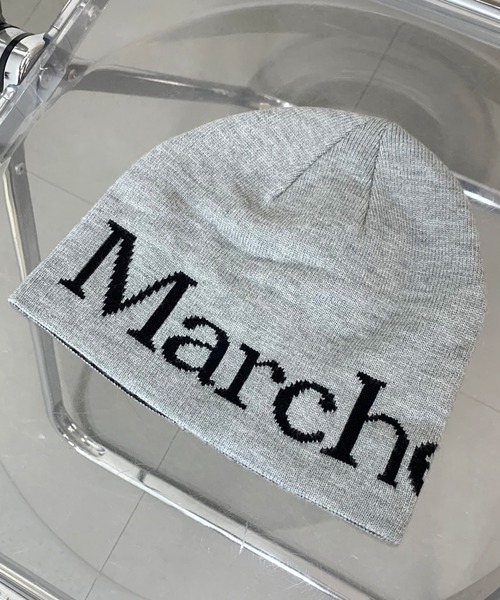 non-hedge（ノンヘッジ）の「ロゴビーニー（ニットキャップ/ビーニー・レディース・グレー/ホワイト/ブラック・FREE）」の21枚目の写真