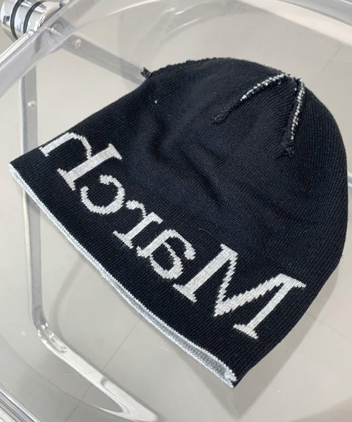 non-hedge（ノンヘッジ）の「ロゴビーニー（ニットキャップ/ビーニー・レディース・グレー/ホワイト/ブラック・FREE）」の11枚目の写真