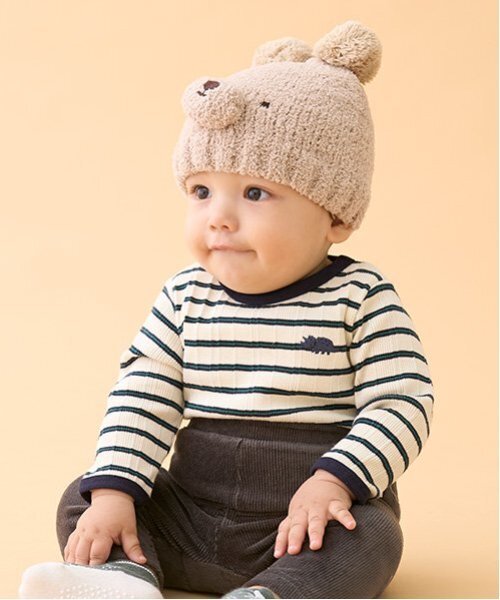 petit main（プティマイン）の「ランダムテレコBDロンパース（ロンパース・キッズ・レッド/グリーン/ネイビー・70cm/80ｃｍ）」の2枚目の写真