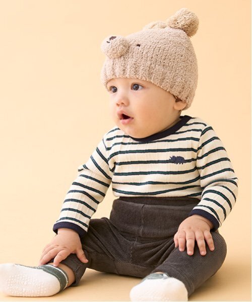 petit main（プティマイン）の「ランダムテレコBDロンパース（ロンパース・キッズ・レッド/グリーン/ネイビー・70cm/80ｃｍ）」の5枚目の写真