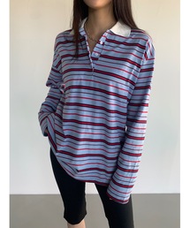 Didot.showroom | マルチカラーボーダーT(ポロシャツ)