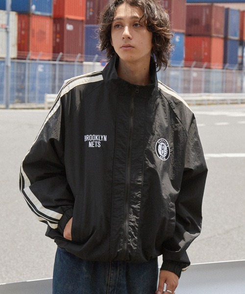 極美品 ciatre プルオーバーナイロンジャケット スニード ブラック ワンフォークロージング 1111clothing ◇パイピングデザイン