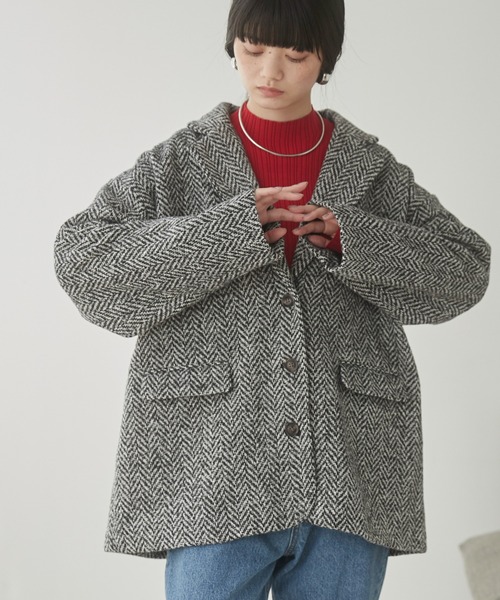 セール】ツイードテーラードジャケット（テーラードジャケット