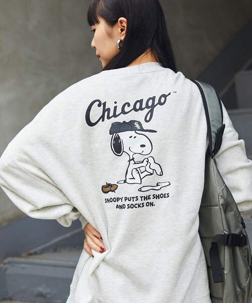 セール】限定展開 MLB×PEANUTS 別注 ビッグシルエット バック