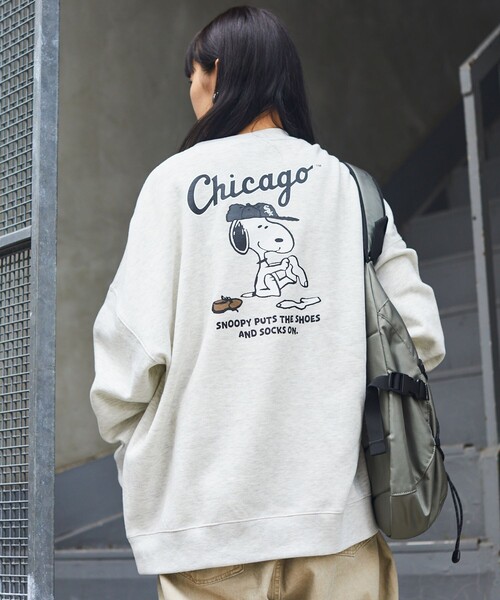 セール】限定展開 MLB×PEANUTS 別注 ビッグシルエット バック