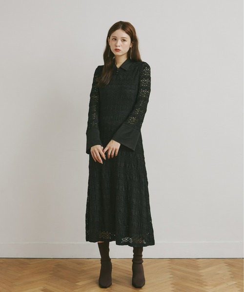 Olu. クラシカルレースワンピース クラシカルレースワンピース（ワンピース）｜Olu.（オルドット