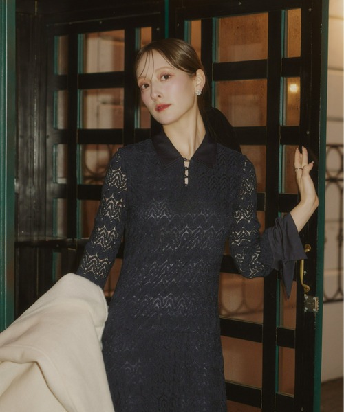 クラシカルレースワンピース（ワンピース）｜Olu.（オルドット）の