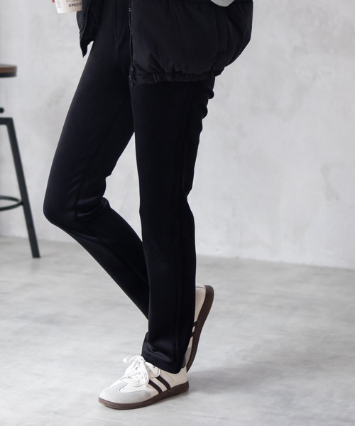 NAVY（ネイビー）の「nAvy 温℃ あったか 裏ベロアスリムパンツ（その他パンツ・レディース・ブラウン/ブラック・M/L）」の18枚目の写真