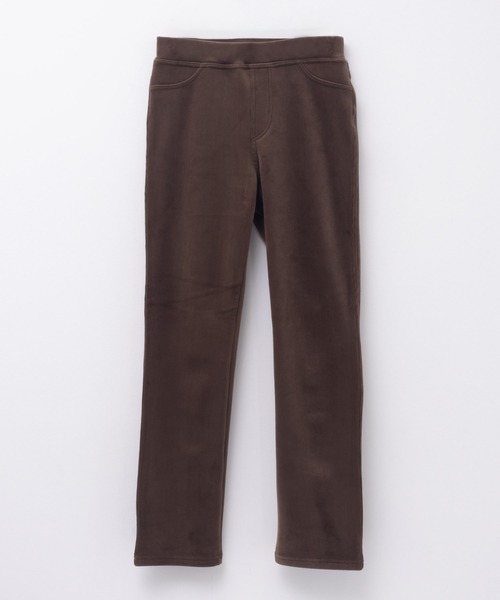 NAVY（ネイビー）の「nAvy 温℃ あったか 裏ベロアスリムパンツ（その他パンツ・レディース・ブラウン/ブラック・M/L）」の6枚目の写真