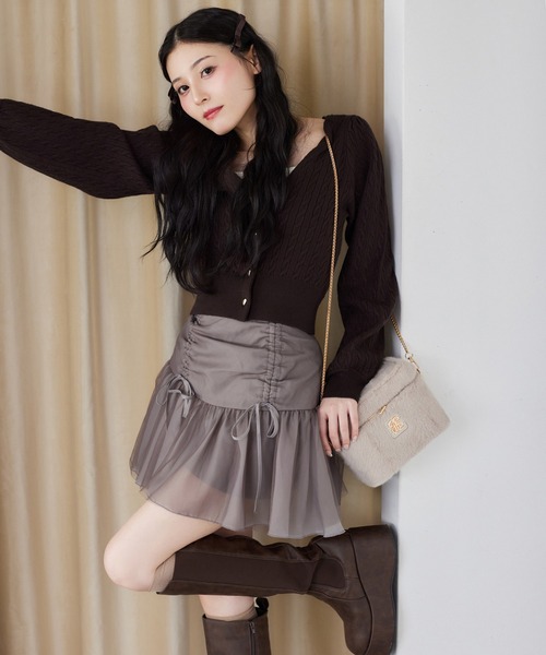 unoaトップス　バレエ Lapin blanc unoa】No sleeve design - Balletwear brand unoa