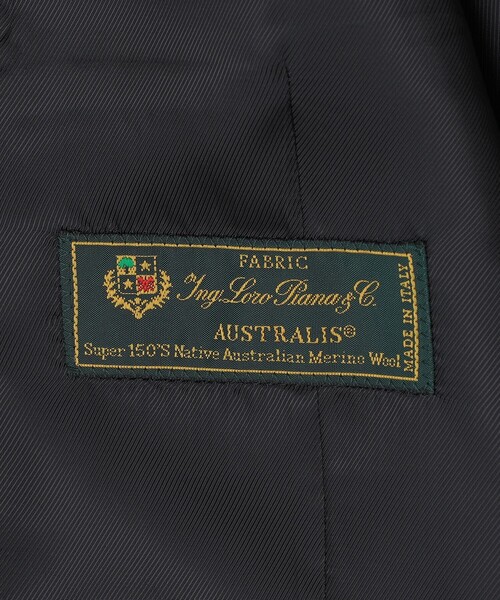 SHIPS(シップス)の「SHIPS: LORO PIANA FABRIC オーストラリス 無地 ベスト(ベスト・メンズ・ネイビー/ブラック・LARGE/MEDIUM/SMALL/X-LARGE)」の9枚目の写真