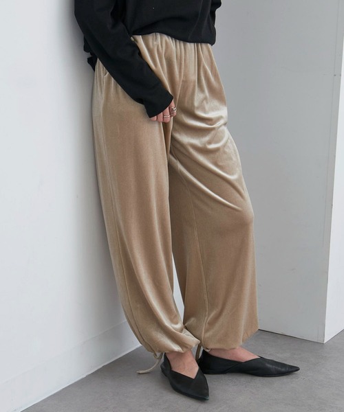 完売！liten リテン Velour easy pants ベロアパンツ2