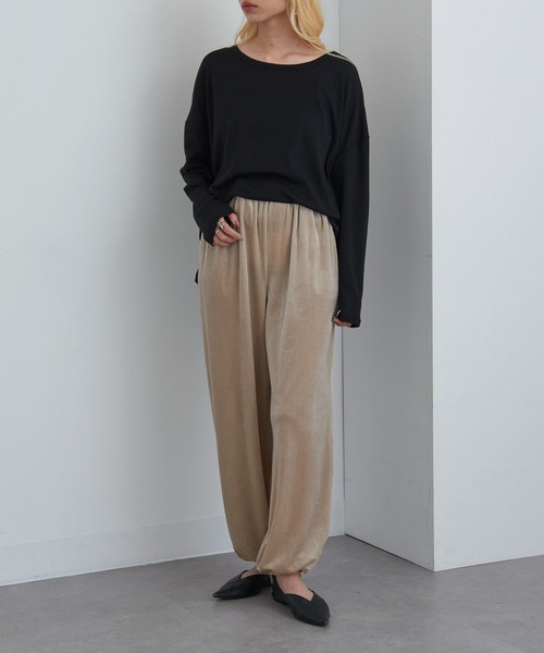 完売！liten リテン Velour easy pants ベロアパンツ2