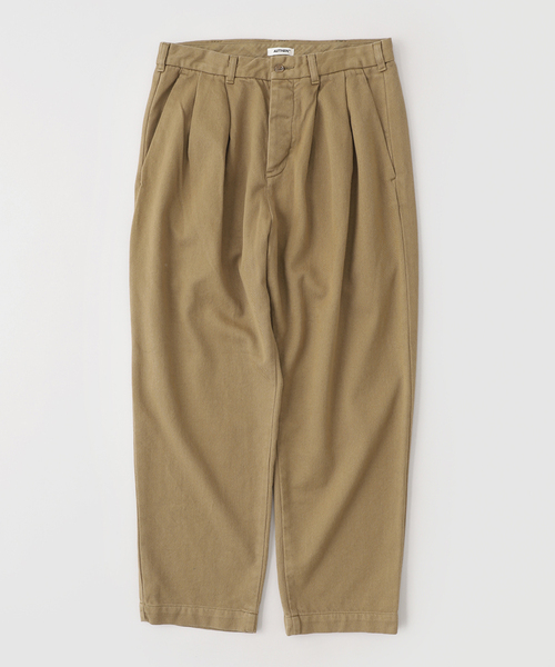 【セール】AUTHEN / オーセン シルクナイズド チノ トラウザーズ AUT-109SN（チノパンツ）｜AUTHEN（オーセン）