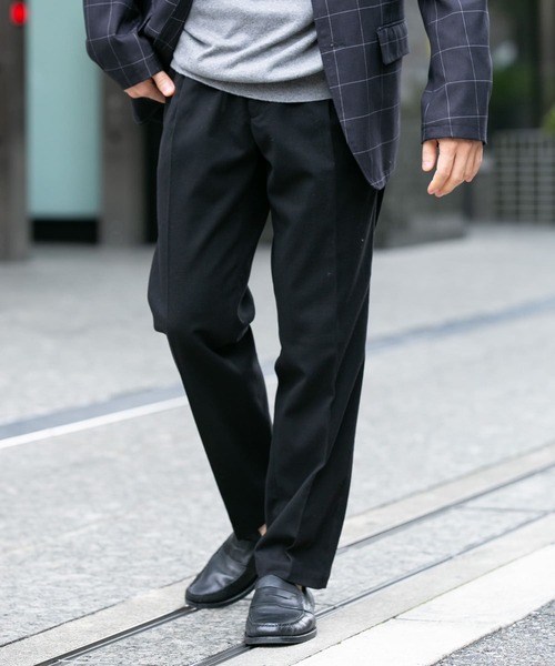 URBAN RESEARCH ROSSO MEN(アーバンリサーチロッソメン)の「『セットアップ対応』『XLサイズあり』クラシックT/Rスラックス(その他パンツ・メンズ・グレー/ブラック・MEDIUM/LARGE/X-LARGE)」の9枚目の写真