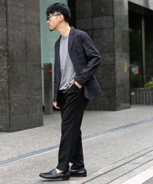 URBAN RESEARCH ROSSO MEN(アーバンリサーチロッソメン)の「『セットアップ対応』『XLサイズあり』クラシックT/Rスラックス(その他パンツ・メンズ・グレー/ブラック・MEDIUM/LARGE/X-LARGE)」の12枚目の写真