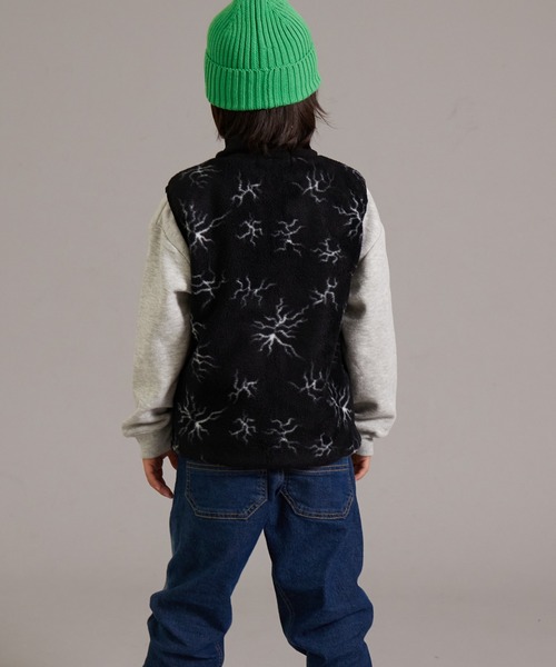 PAIRMANON STREET（ペアマノンストリート）の「【PAIRMANON STREET】マイクロフリース 無地 クレイジー 配色 ベスト（ベスト・キッズ・ベージュ/グリーン系その他/ベージュ系その他/ブラック系その他/ブラック/ブルー・100/120/150/160/140/90/130/110）」の20枚目の写真