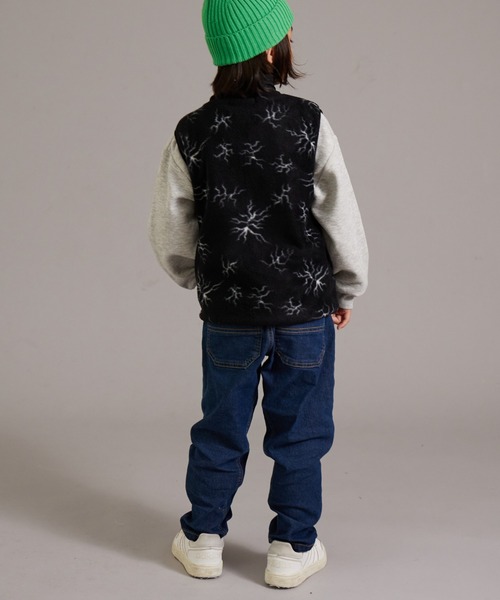 PAIRMANON STREET（ペアマノンストリート）の「【PAIRMANON STREET】マイクロフリース 無地 クレイジー 配色 ベスト（ベスト・キッズ・ベージュ/グリーン系その他/ベージュ系その他/ブラック系その他/ブラック/ブルー・100/120/150/160/140/90/130/110）」の21枚目の写真