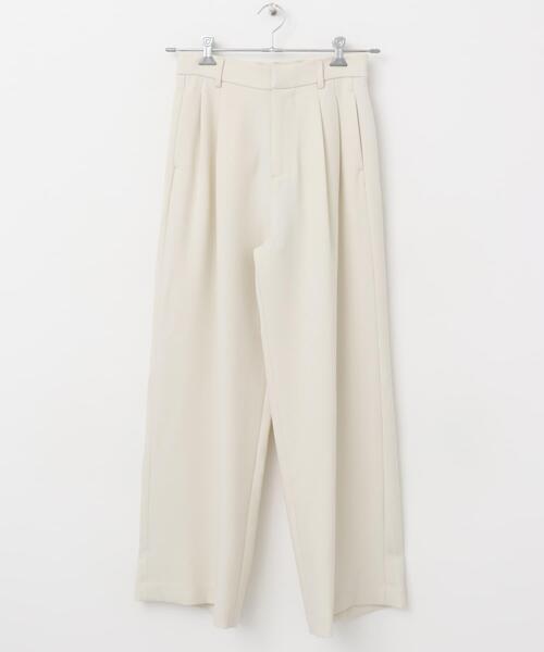 URBAN RESEARCH DOORS(アーバンリサーチドアーズ)の「『UR TECH SMOOTHLUXE』ワイドトラウザー(その他パンツ・レディース・チャコールグレー/アイボリー・SMALL/MEDIUM)」の13枚目の写真
