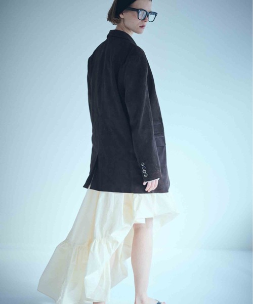 タフタ ボリュームドレープスカート（スカート）｜SEA（シー）の