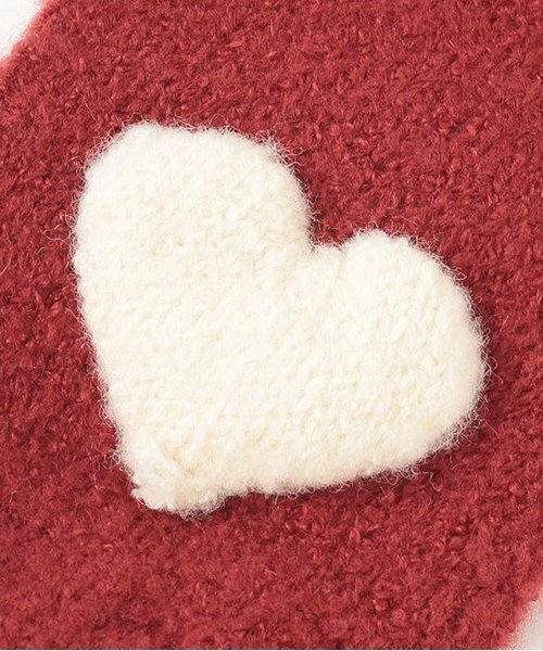 petit main（プティマイン）の「モチーフミトン（手袋・キッズ・ライトピンク/モカ/レッド/ライトグリーン・FREE）」の5枚目の写真