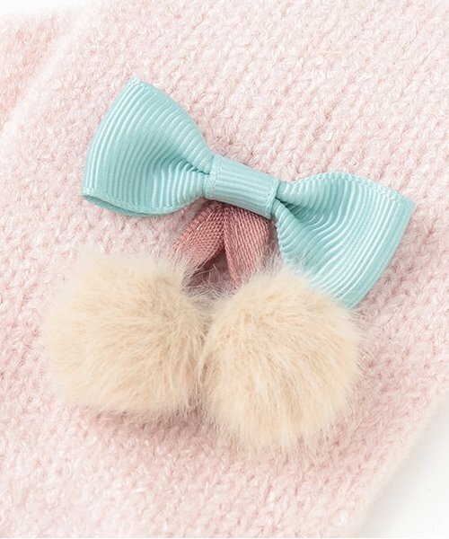 petit main（プティマイン）の「モチーフミトン（手袋・キッズ・ライトピンク/モカ/レッド/ライトグリーン・FREE）」の6枚目の写真