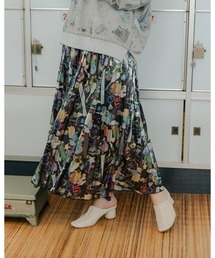 ScoLar（スカラー）の「143681：POP柄・レトロ柄・花コラージュ