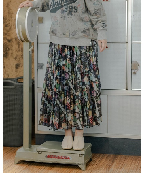 ScoLar（スカラー）の「143681：POP柄・レトロ柄・花コラージュ