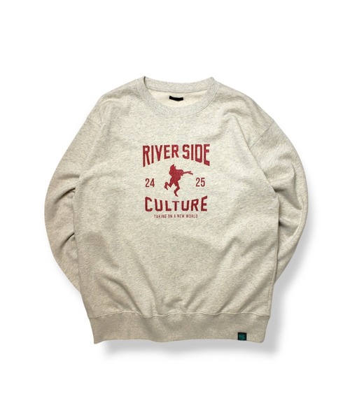 RIVER SIDE CULTURE(リバーサイドカルチャー)の「RIVER SIDE CULTURE/RSCクラッシックトレーナー (M4)(スウェット・メンズ・オートミール/ネイビー・MEDIUM/LARGE/X-LARGE)」の8枚目の写真