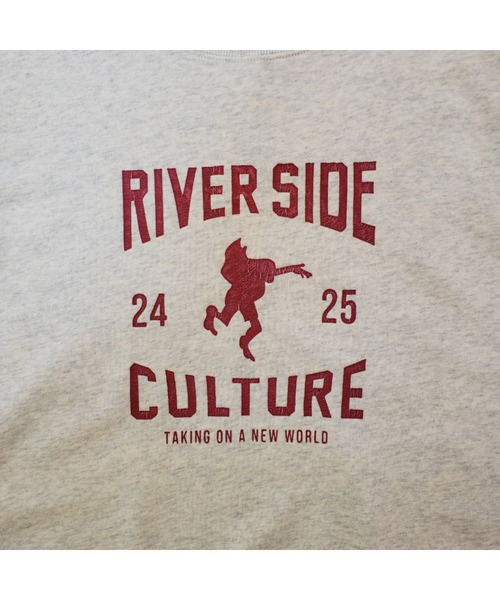 RIVER SIDE CULTURE(リバーサイドカルチャー)の「RIVER SIDE CULTURE/RSCクラッシックトレーナー (M4)(スウェット・メンズ・オートミール/ネイビー・MEDIUM/LARGE/X-LARGE)」の12枚目の写真