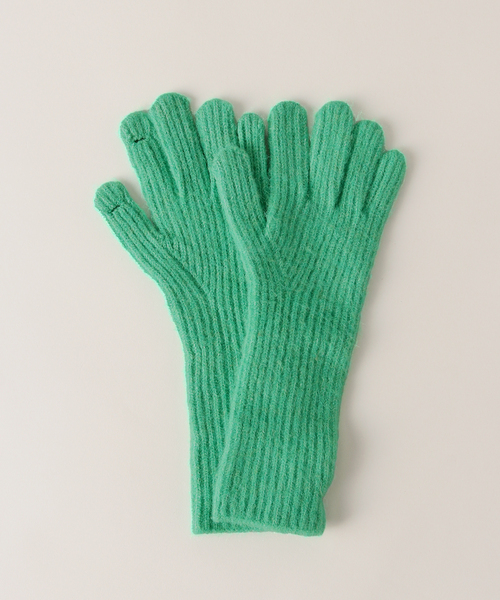 JOINT WORKS(ジョイントワークス)の「Casselini/キャセリーニ ロングニットグローブ(手袋・レディース・ベージュ/ピンク/グリーン/イエロー・FREE)」の2枚目の写真