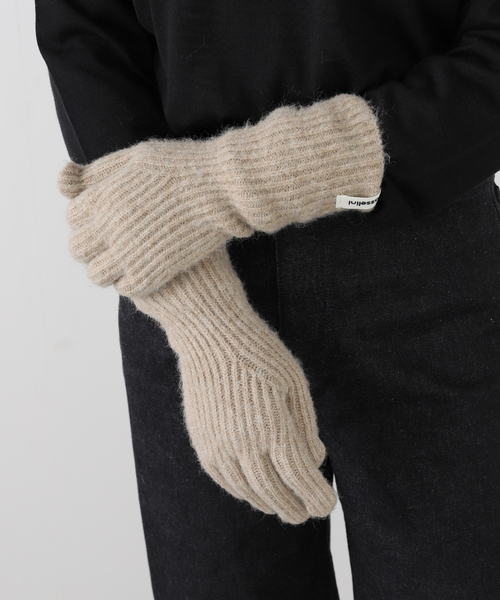 JOINT WORKS(ジョイントワークス)の「Casselini/キャセリーニ ロングニットグローブ(手袋・レディース・ベージュ/ピンク/グリーン/イエロー・FREE)」の14枚目の写真