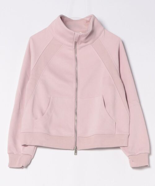 aimoha（アイモハ）の「ハイネックダブルジップスウェットジャケット (LV)（スウェット・レディース・ピンク/ダークグレー/ライトベージュ/グレイッシュベージュ/ダークベージュ・MEDIUM/LARGE/X-LARGE）」の10枚目の写真