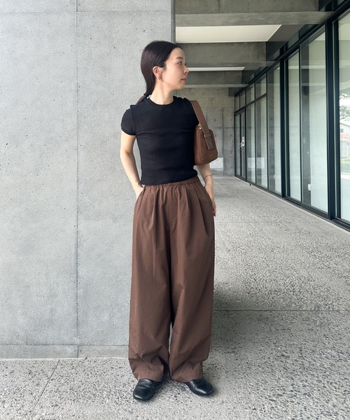 モンサカタ　monsakata バルーンパンツ 新色追加】タックバルーンワイドパンツ（その他パンツ）｜select