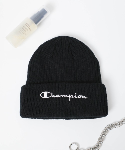 Champion（チャンピオン）の「champion / KIDSダブルワッチ / 438-002A（ニットキャップ/ビーニー・キッズ・ブルー/ブラック/ホワイト/レッド・FREE）」の2枚目の写真